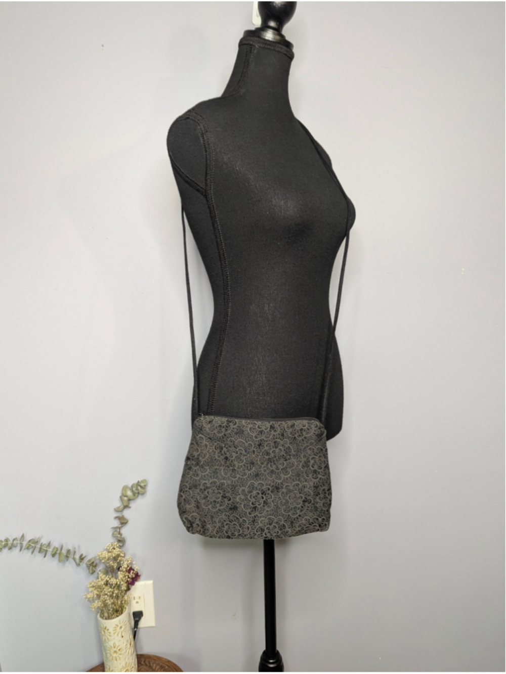 Maruca Design Jacquard Woven Floral Crossbody Bag — Handmade in Boulder CO